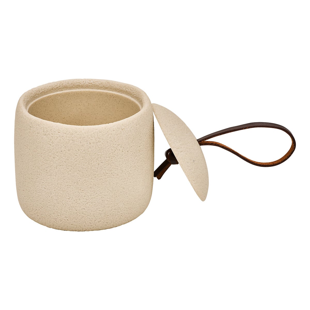 Pote de algod&atilde;o OLEYA bege