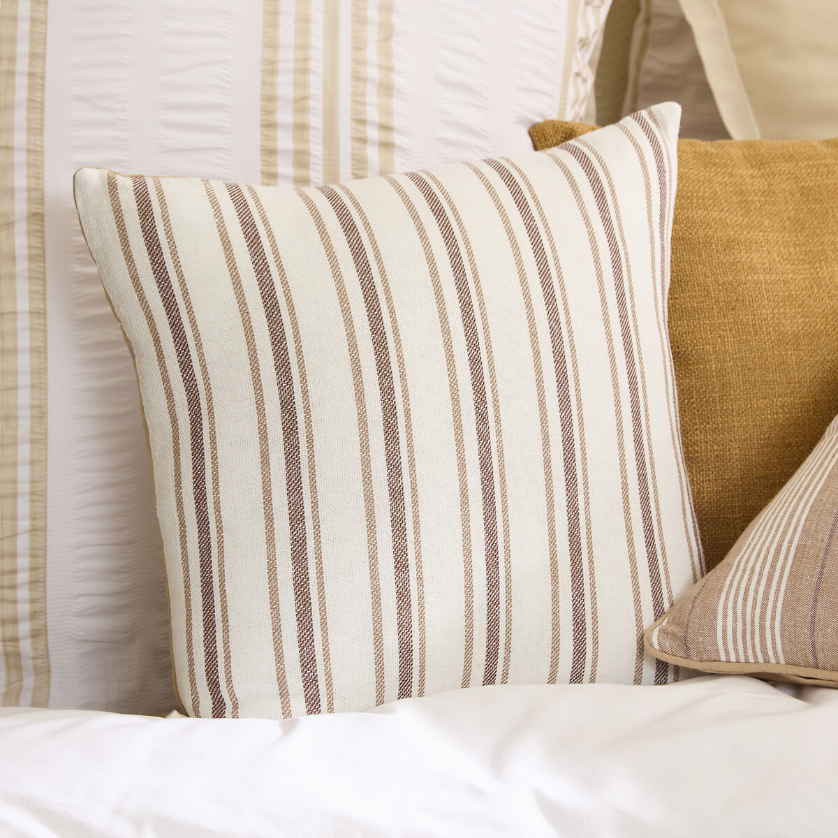 Almofada GROOVE bege 40x40cm