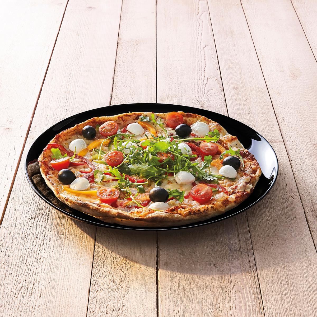 Prato para pizza preto 32cm