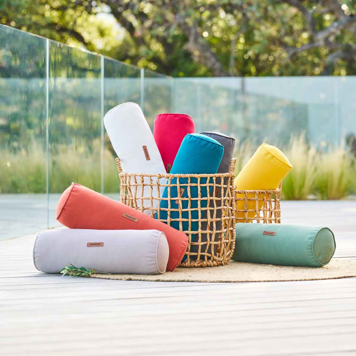 Almofada para espregui&ccedil;adeira KORAI amarela