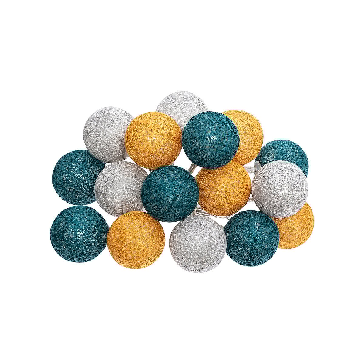 Grinalda luminosa com 16 bolas led