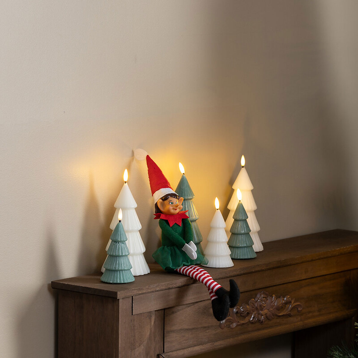 Figura de elfo traquina 40cm,  Figura de elfo traquina 40cm