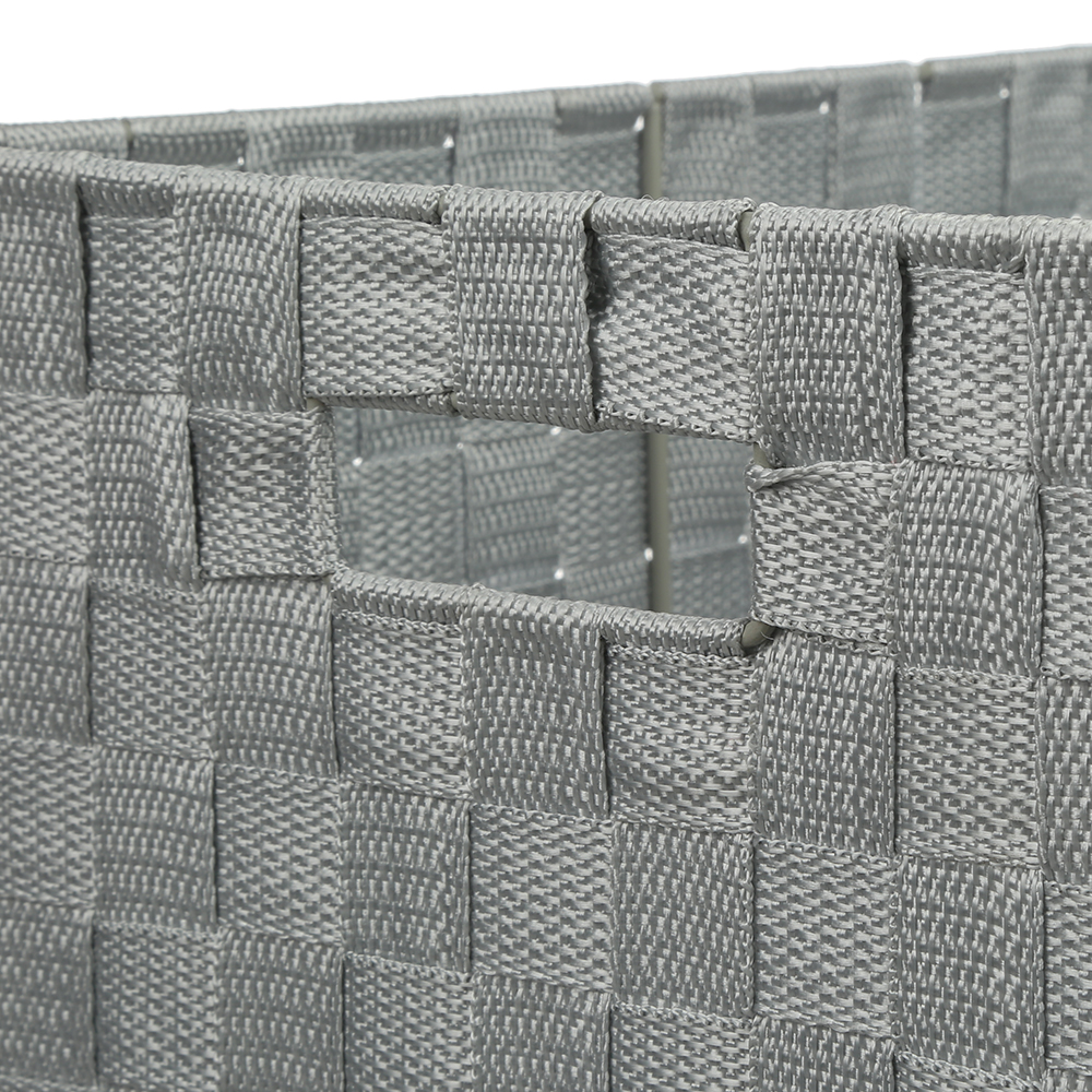 Cesto cinzento 24x34cm,  Cesto cinzento 24x34cm