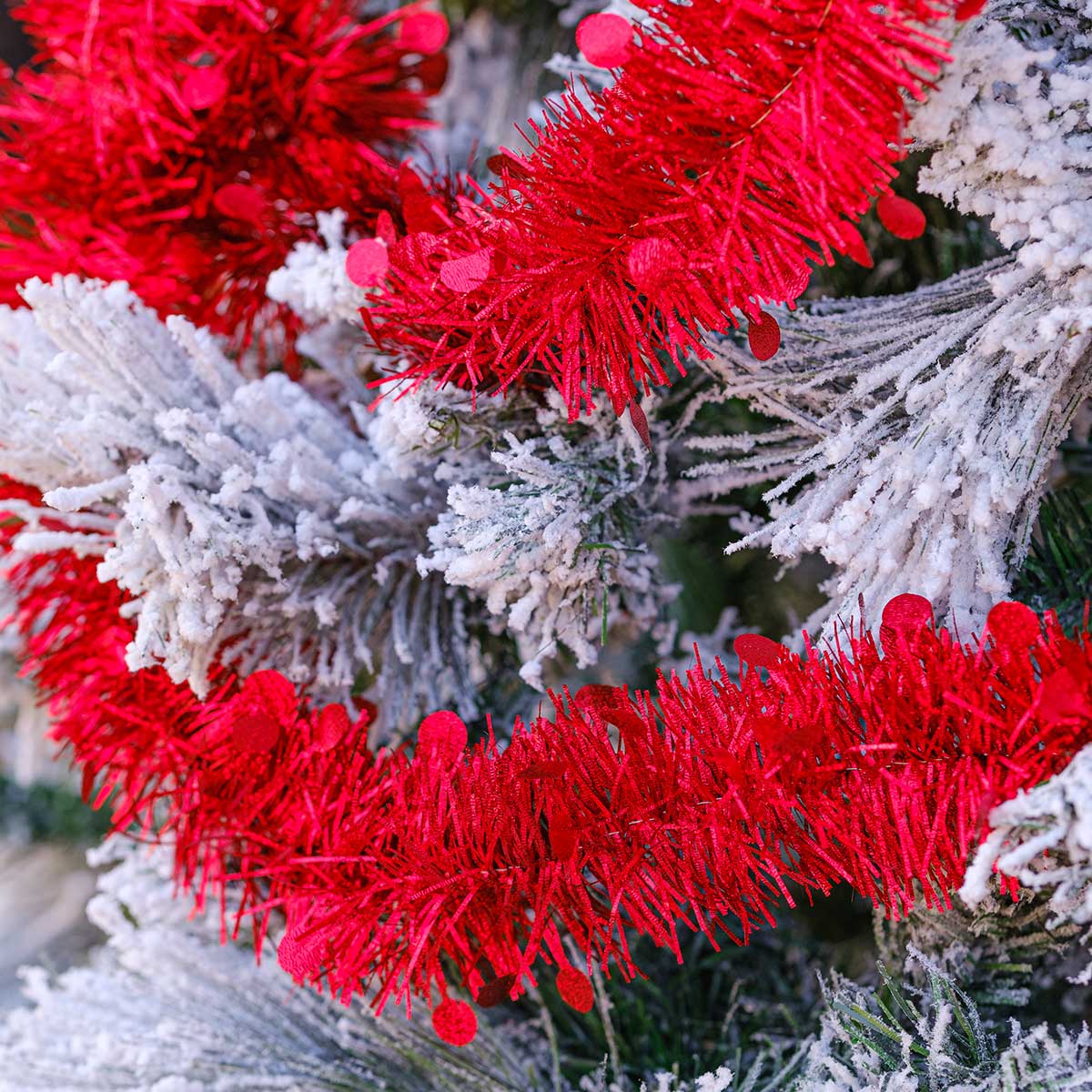 Grinalda pastel vermelha