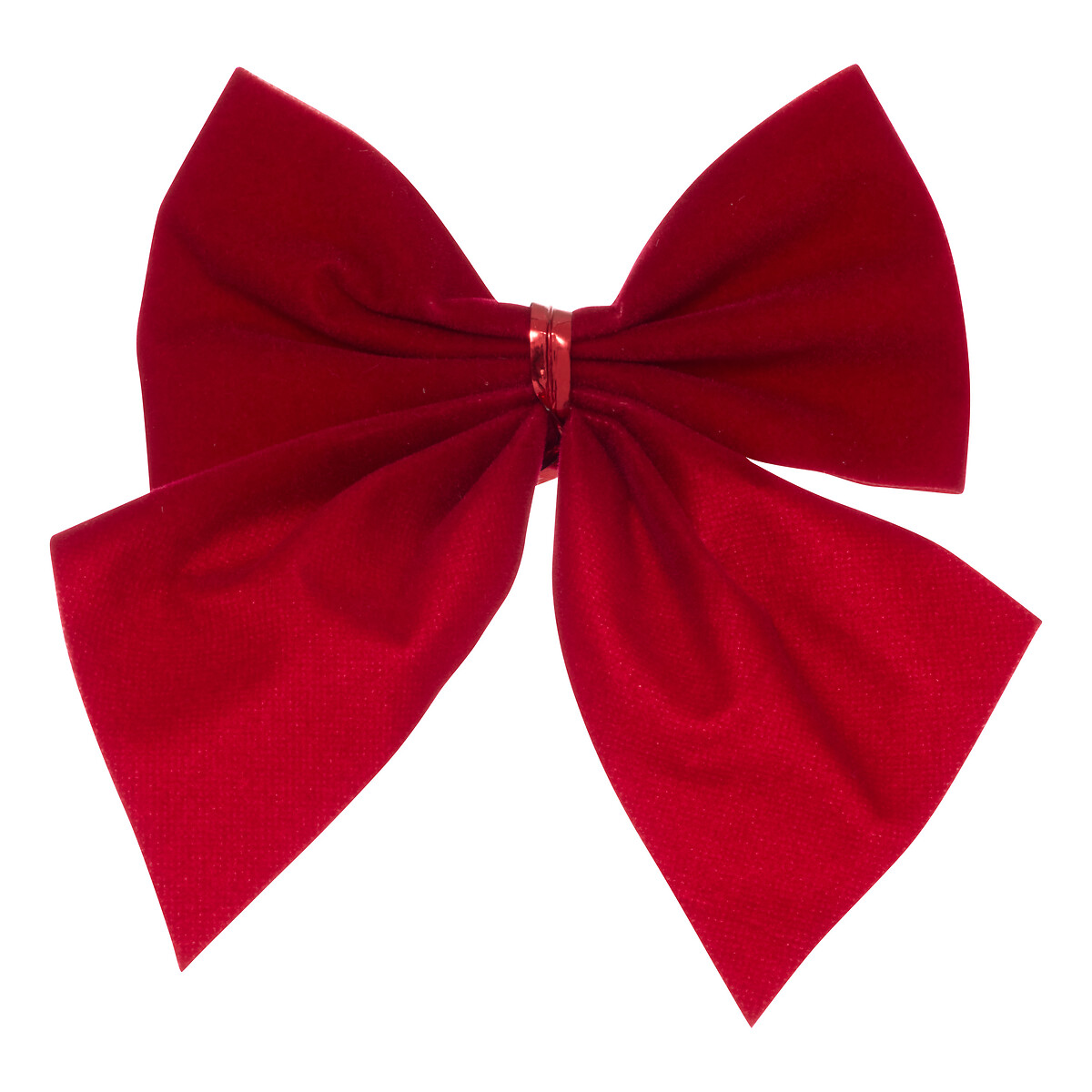 Conjunto de 10 la&ccedil;os com brilhantes vermelho 8cm