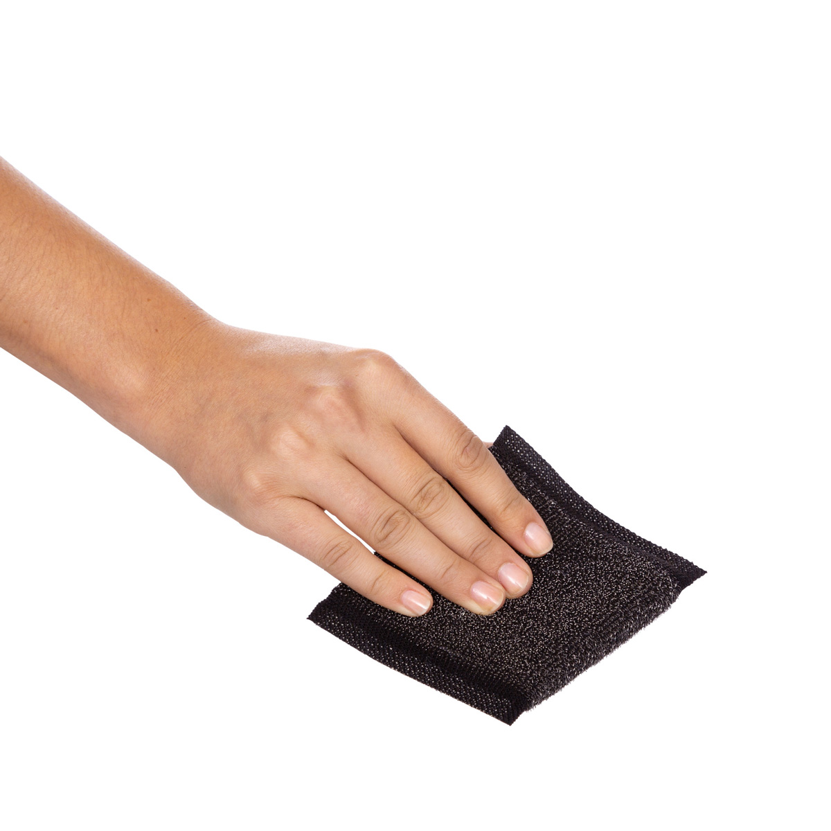 Conjunto de 3 esfreg&otilde;es em inox