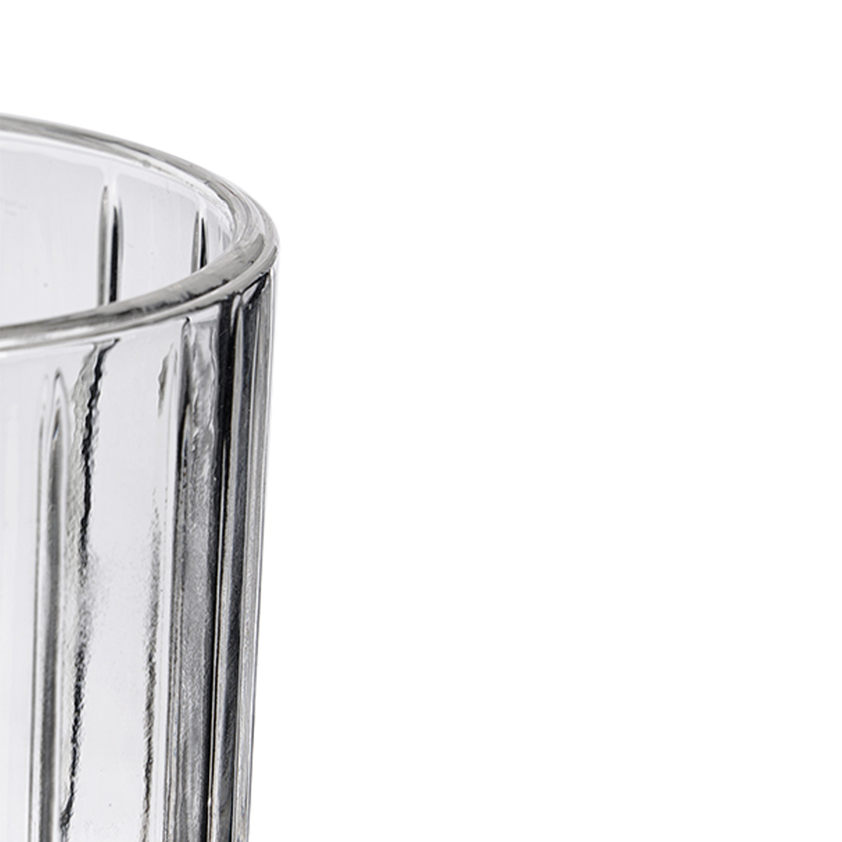Copo de vinho riscas em vidro 310ml