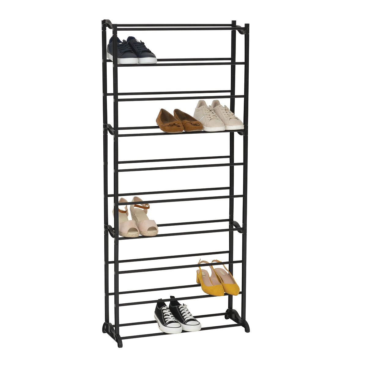 Sapateira em metal estrutura em pp para 30 pares de sapatos