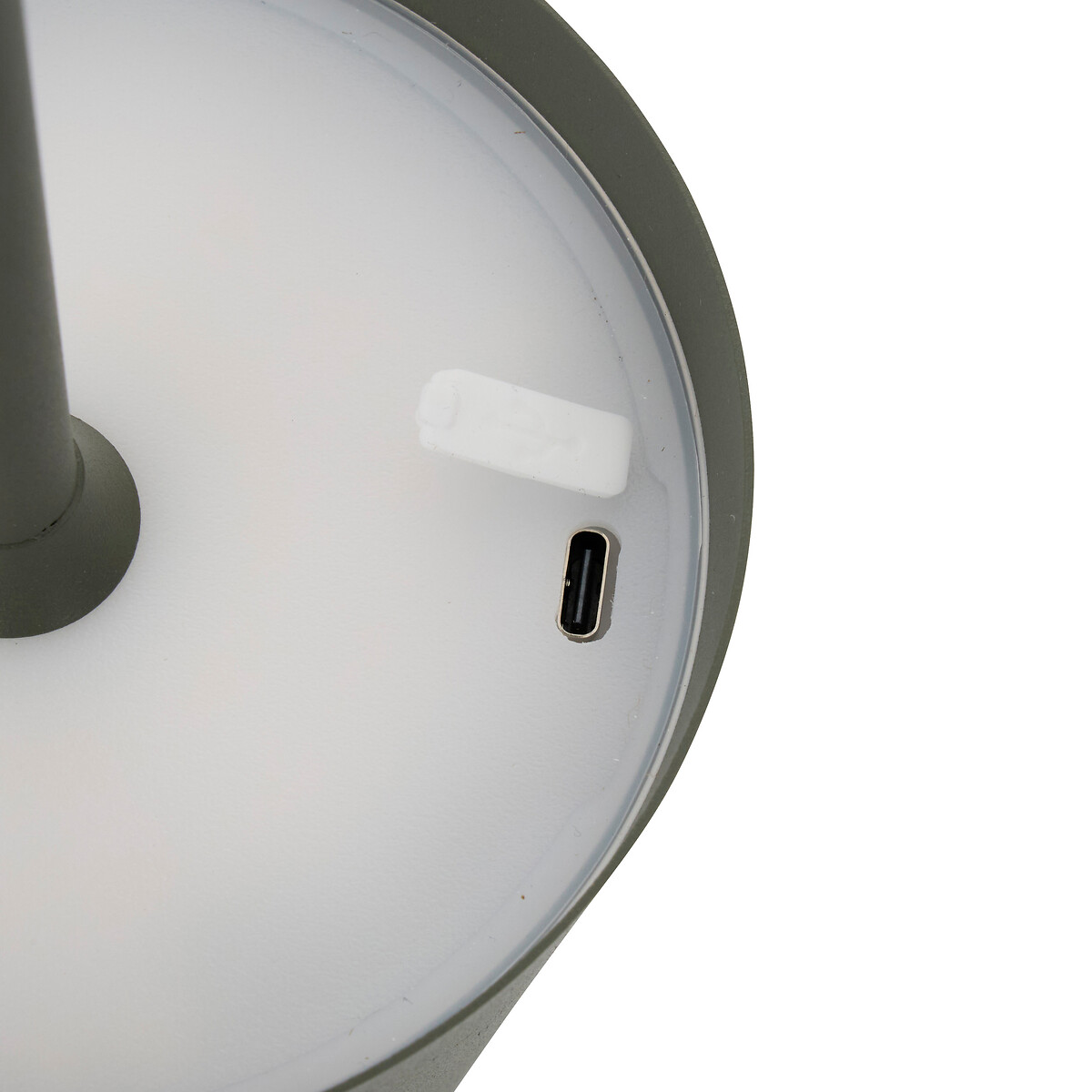 Candeeiro de mesa CODY verde usb 36cm