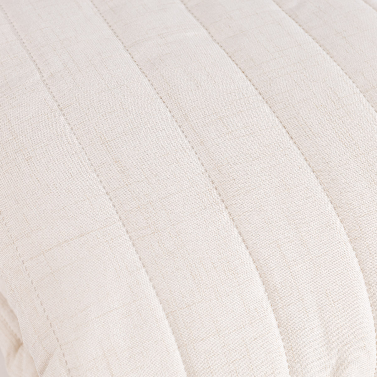 Colcha efeito linho AVALON bege claro 250x270cm