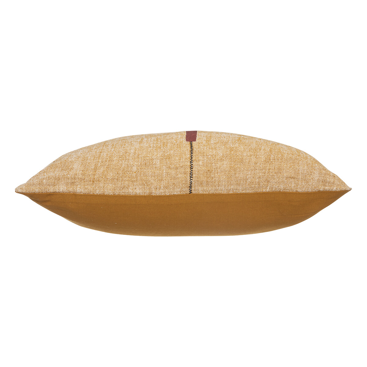 Almofada DOLCE RIVIERA ocre bordada 55x55cm