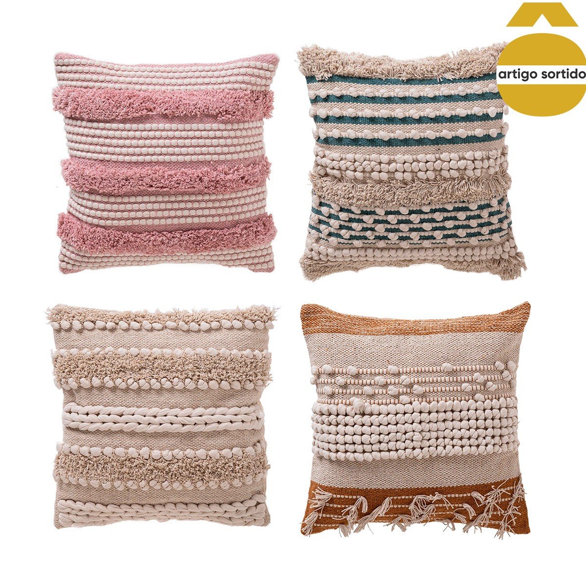 Almofada YUCATAN em algod&atilde;o 40x40cm