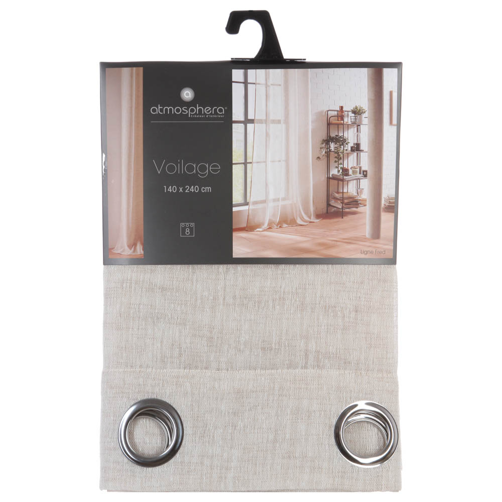 Cortina FRED bege 140x240cm