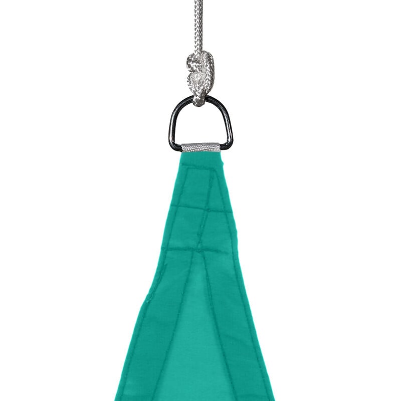 Toldo solar CURA&Ccedil;&Atilde;O azul esmeralda 2x2x2m