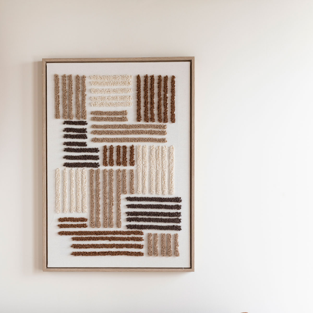 Quadro decorativo 3d  EMIR castanho 70x50cm