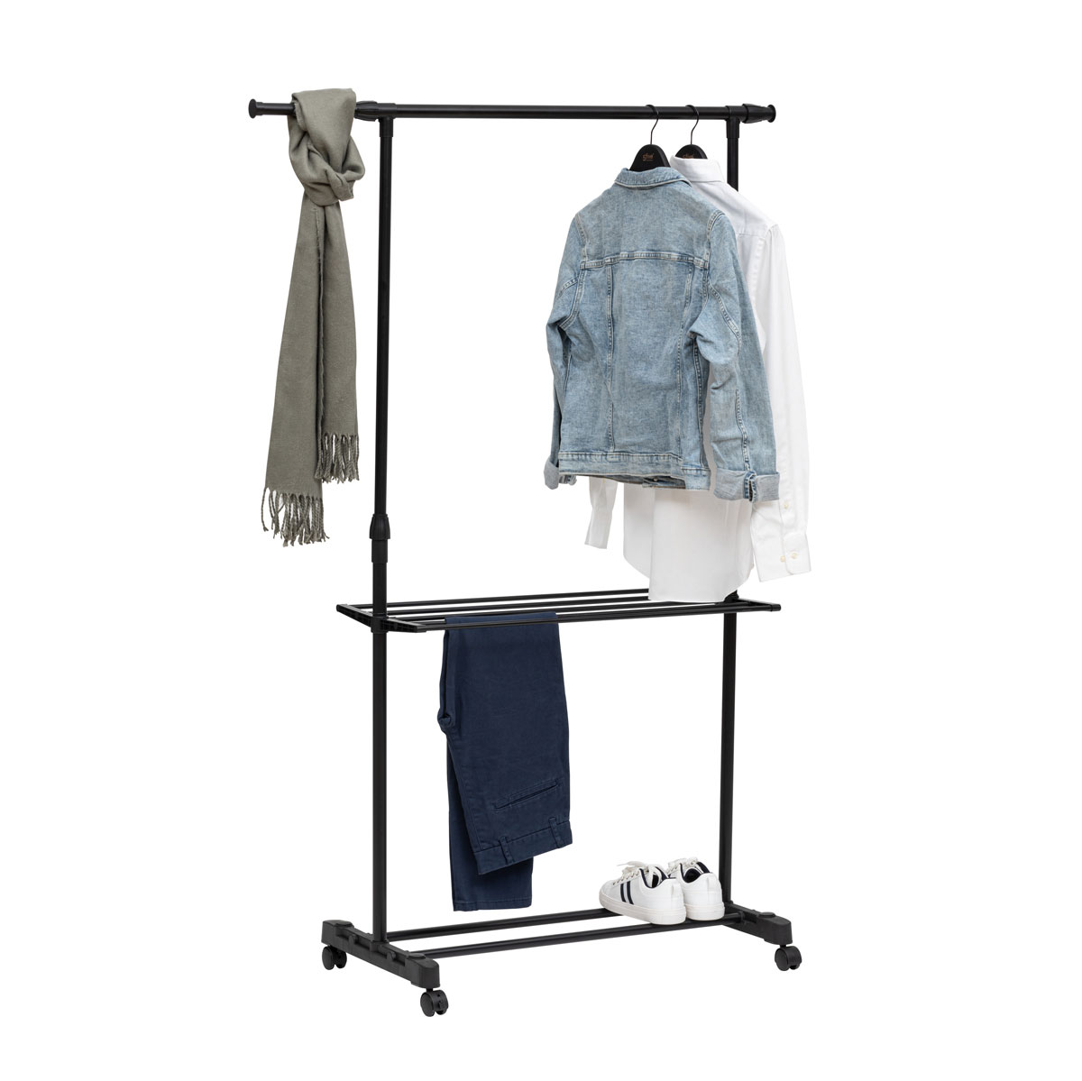 Cavalete simples preto extensível