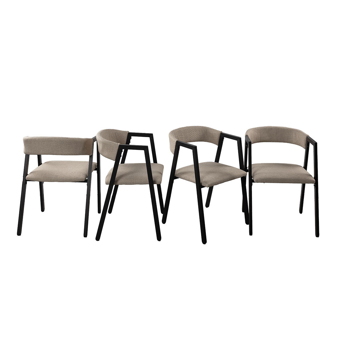 Conjunto de mesa e 4 cadeiras NOOK