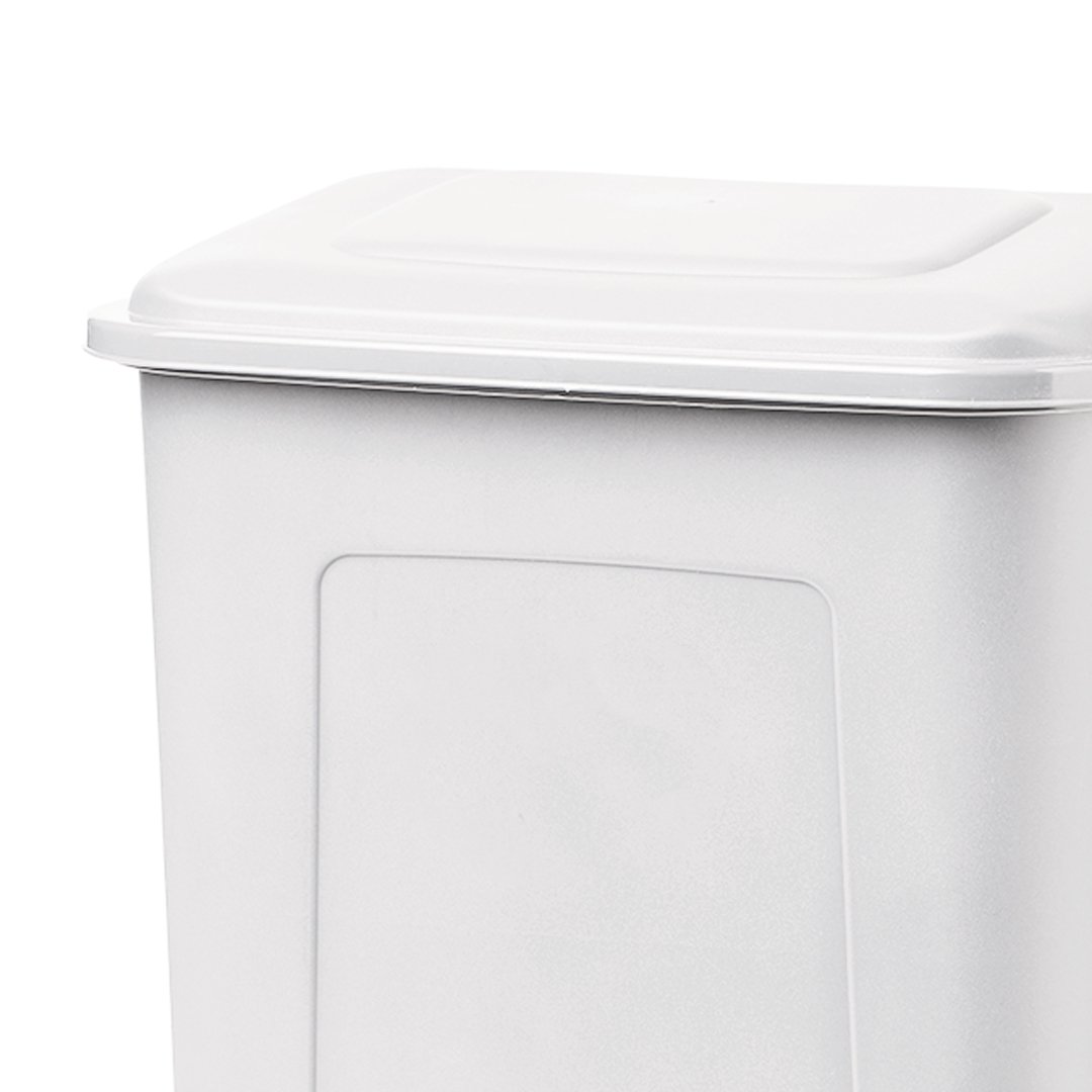 Balde branco com pedal 35l