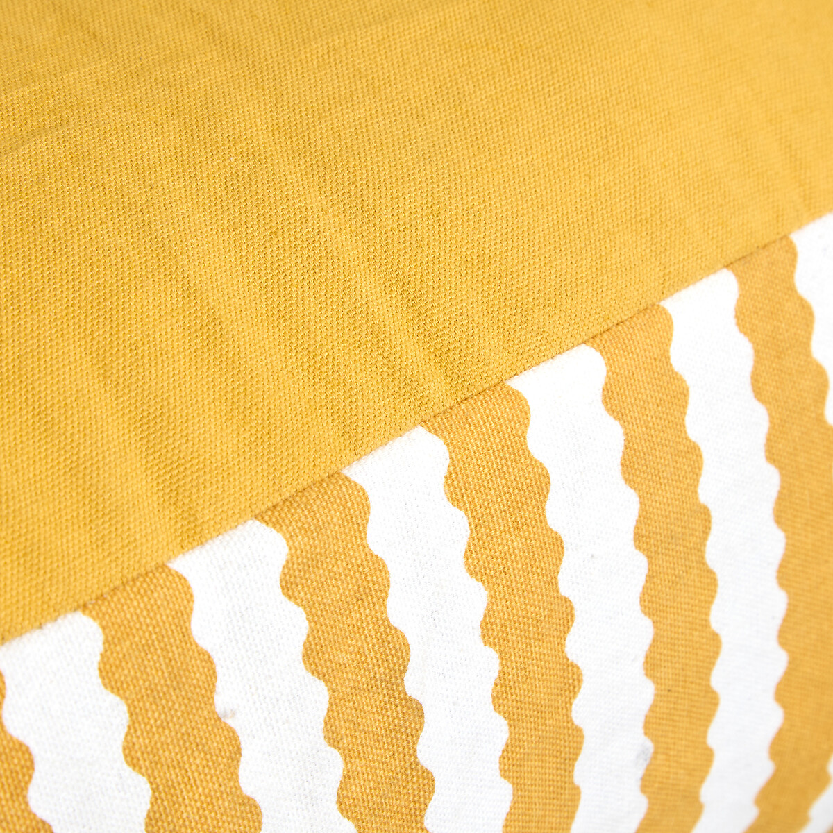 Coxim para palete POOLSIDE riscas amarelo e branco