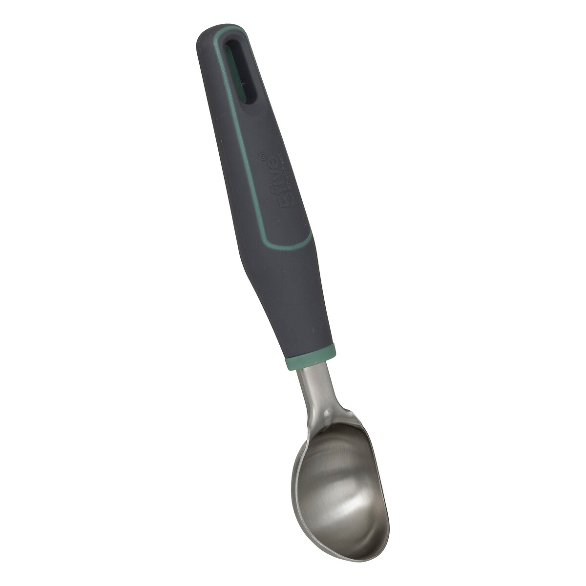 Colher de gelado NEO preta em a&ccedil;o inoxid&aacute;vel
