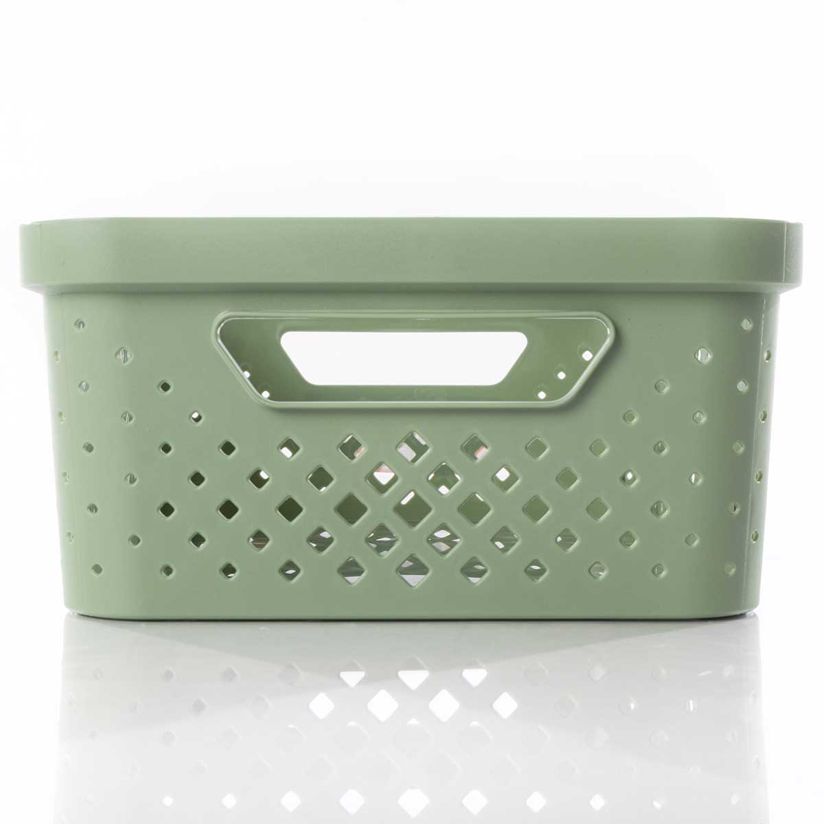 Cesto de arruma&ccedil;&atilde;o PIXEL verde 11l