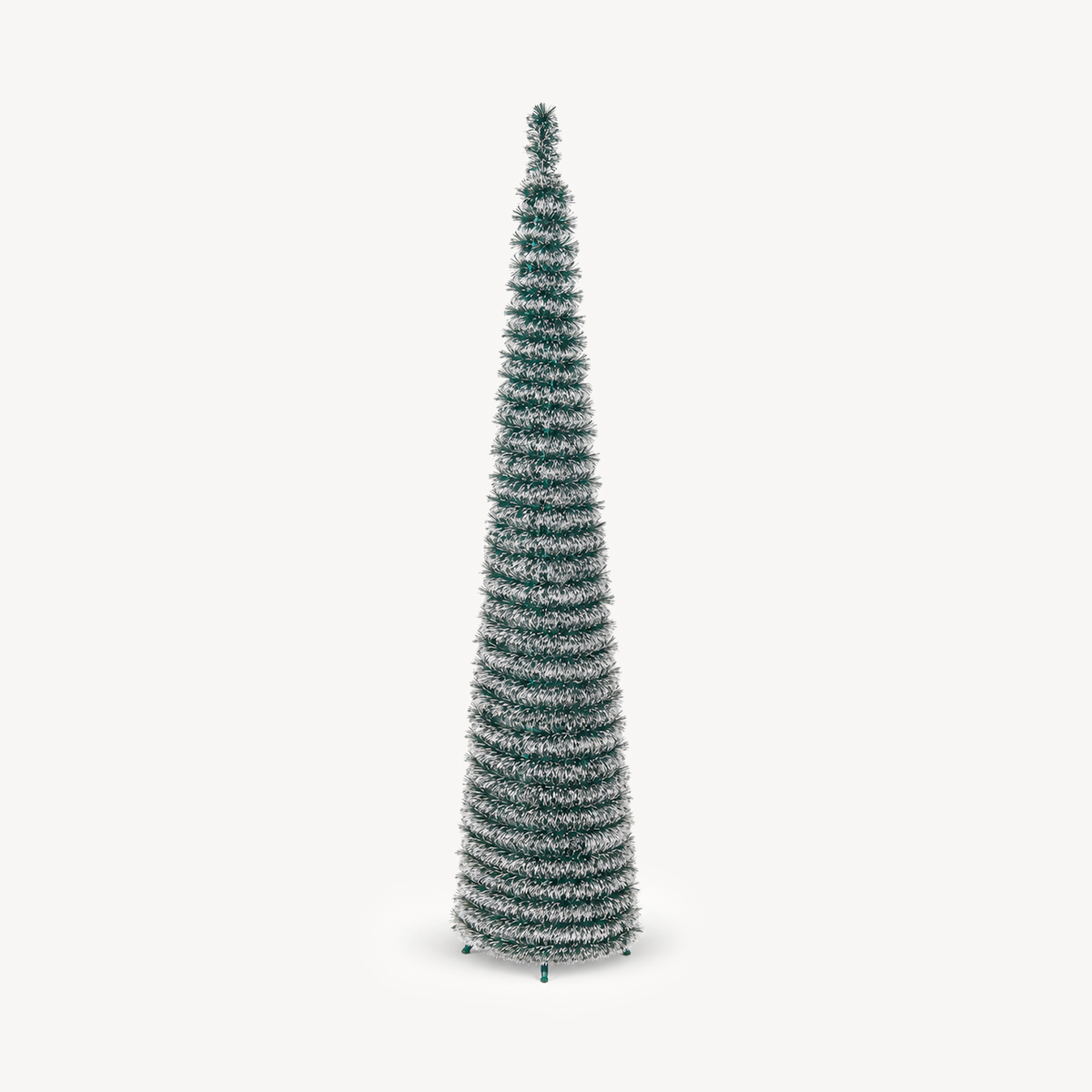 &Aacute;rvore de natal JOLLY POP verde com neve155cm