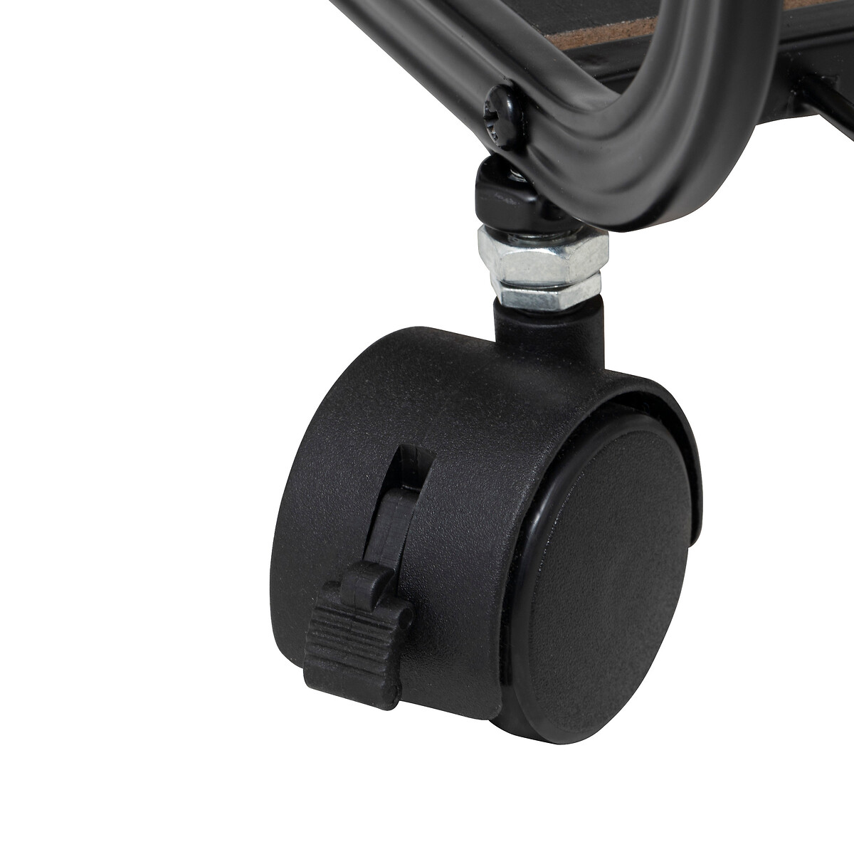 Estante preta com 4 níveis