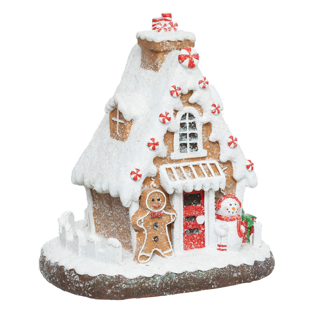Figura de casinha de gengibre 28x20x26cm