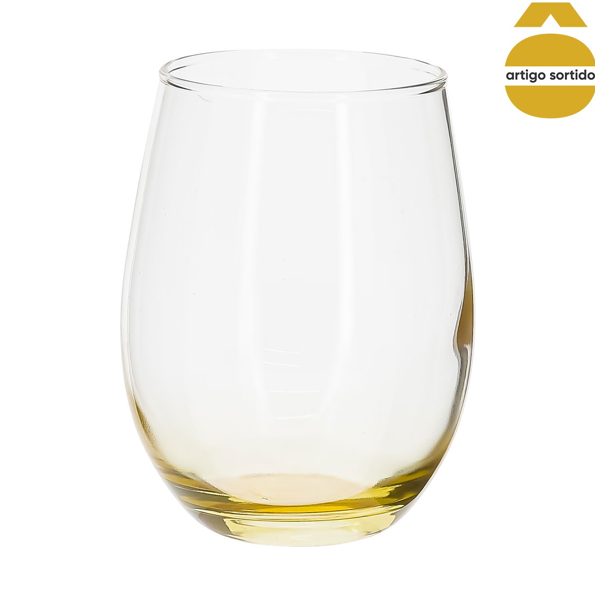 Copo Sem Pé Em Vidro 55cl