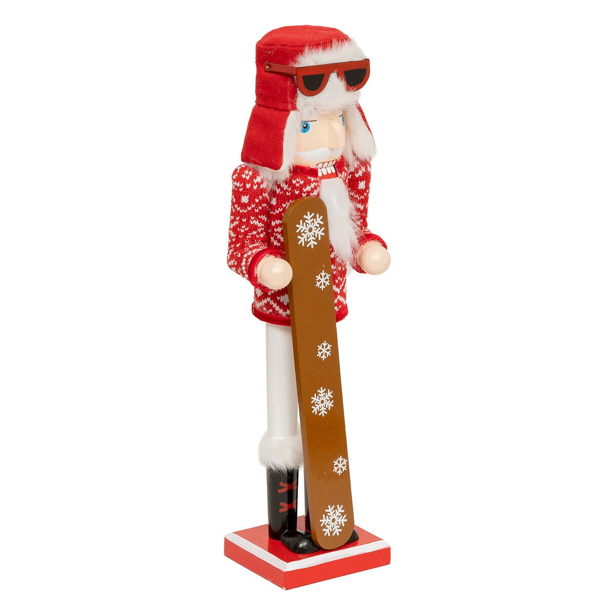 Figura Soldado De Chumbo SKI 38cm,  Figura Soldado De Chumbo SKI 38cm
