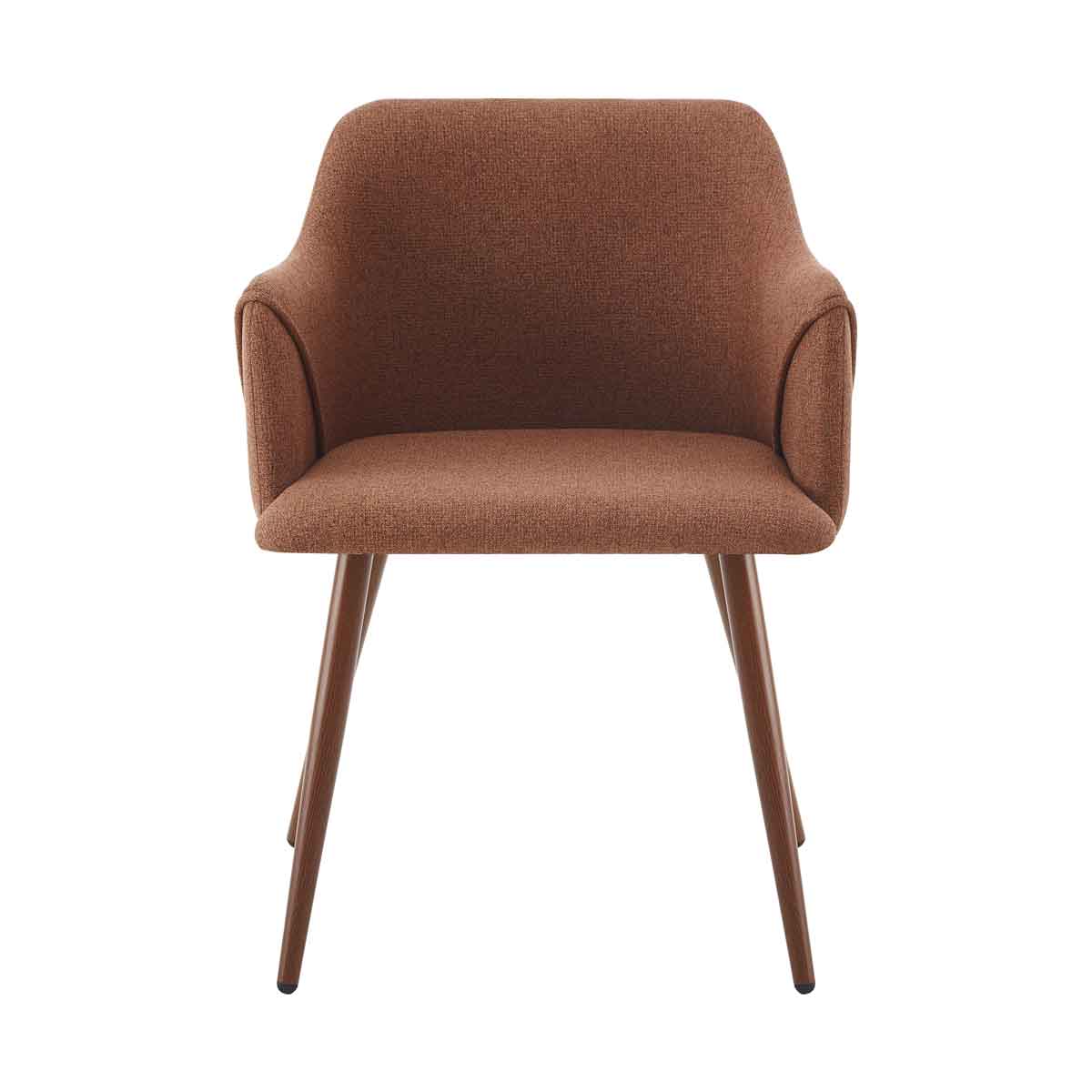 Cadeirão ALDRIDGE em tecido terracota