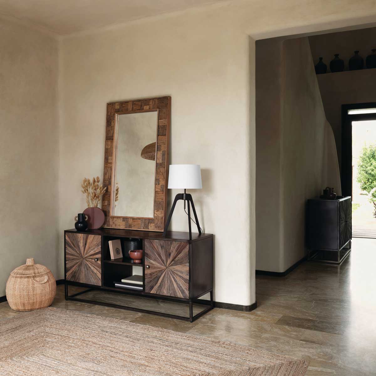 Tapete natural em juta 120x170cm