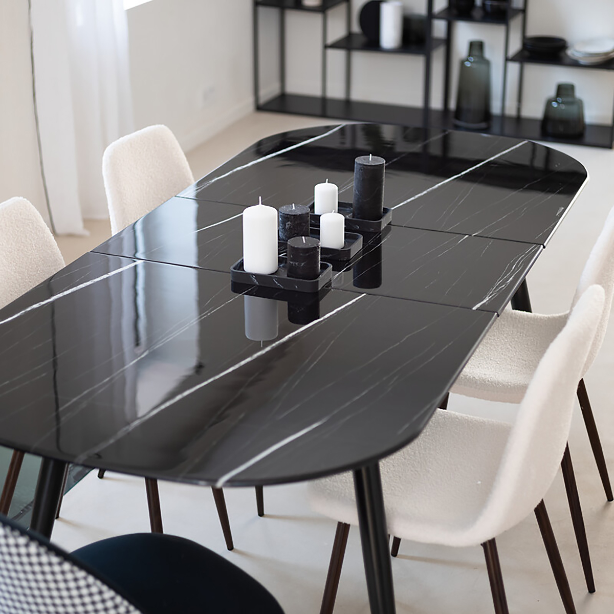 Conjunto de 3 velas votivas MANY brancas 7,5cm