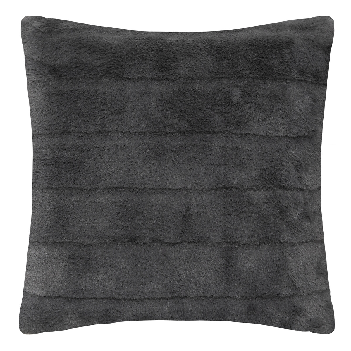 Almofada de pelo cinza escura 45x45cm
