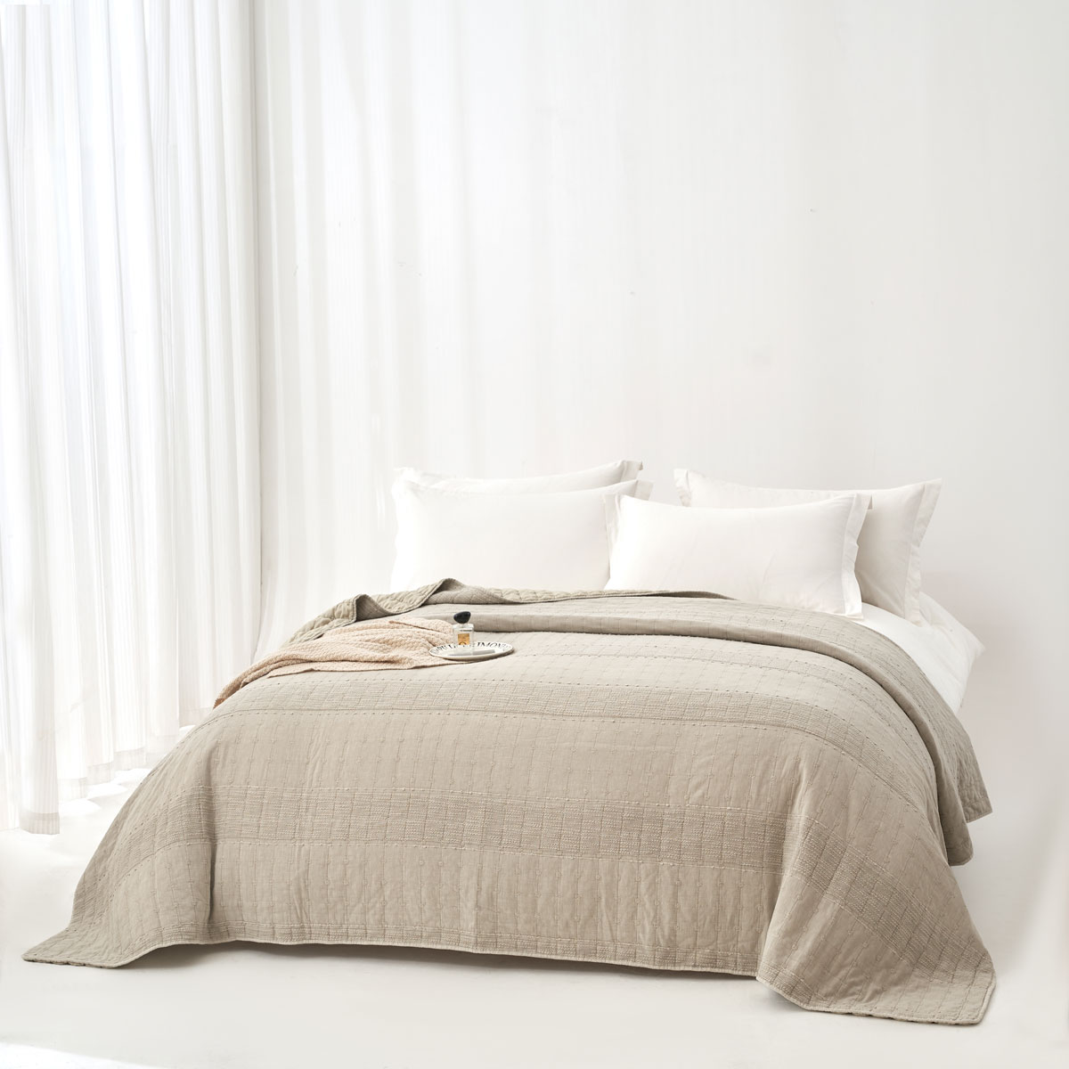 Edred&atilde;o SANA bege 240x260cm