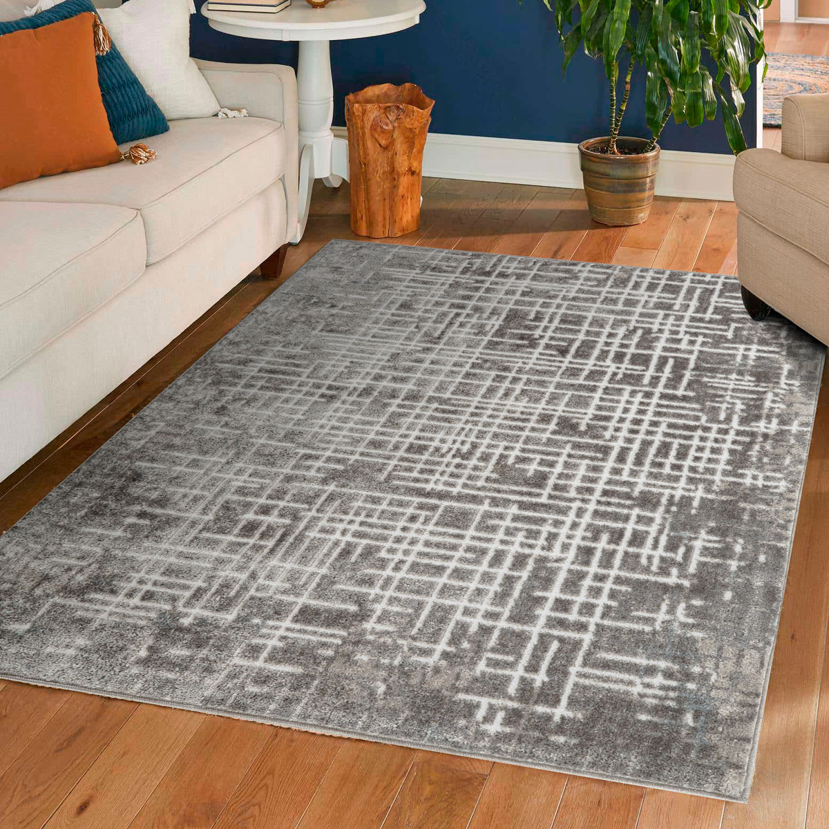 Tapete ARIUS cinza 133x190cm