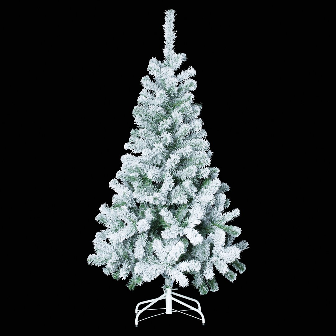 Árvore de natal FLOQUE verde com efeito neve 210cm