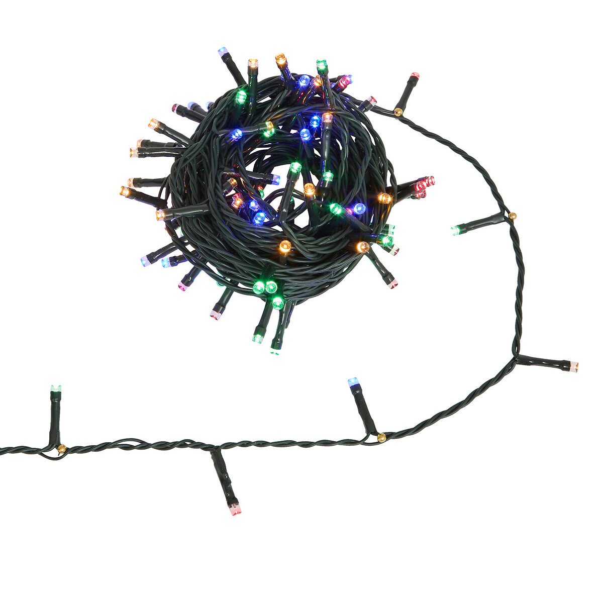 S&eacute;rie de natal multicolor 120LED 9M