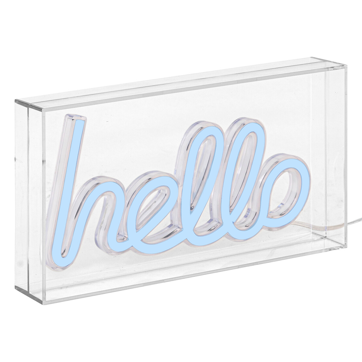 Decora&ccedil;&atilde;o de mural led Neon hello