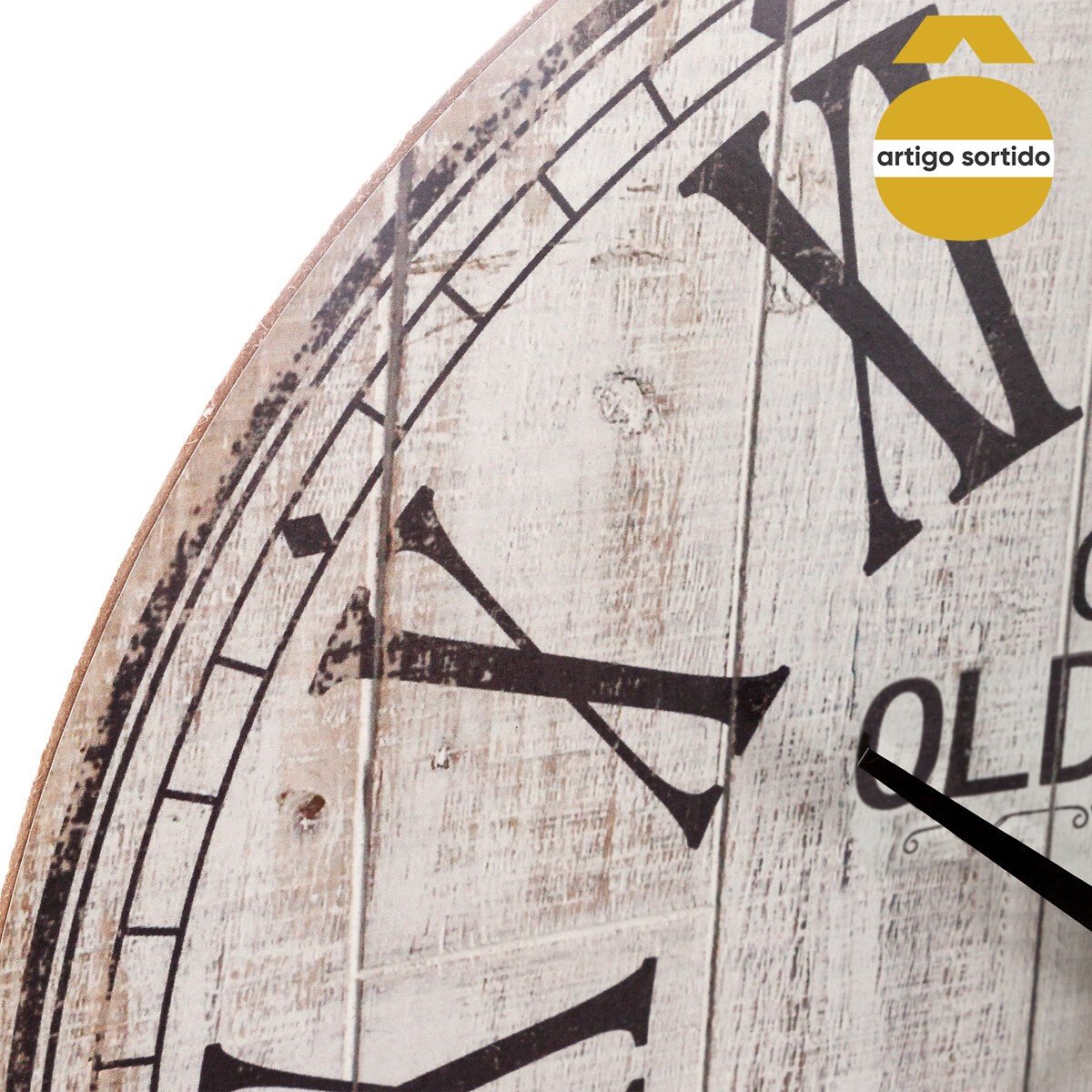 Rel&oacute;gio decorativo de parede 38cm