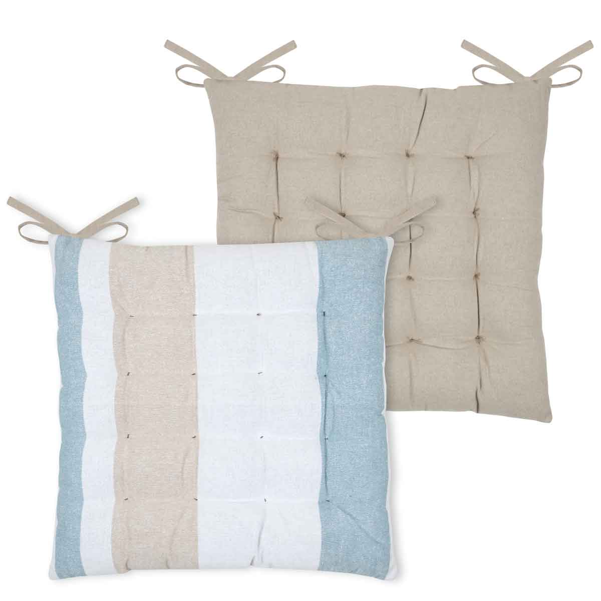 Coxim para cadeira HARBOR azul 38x38cm