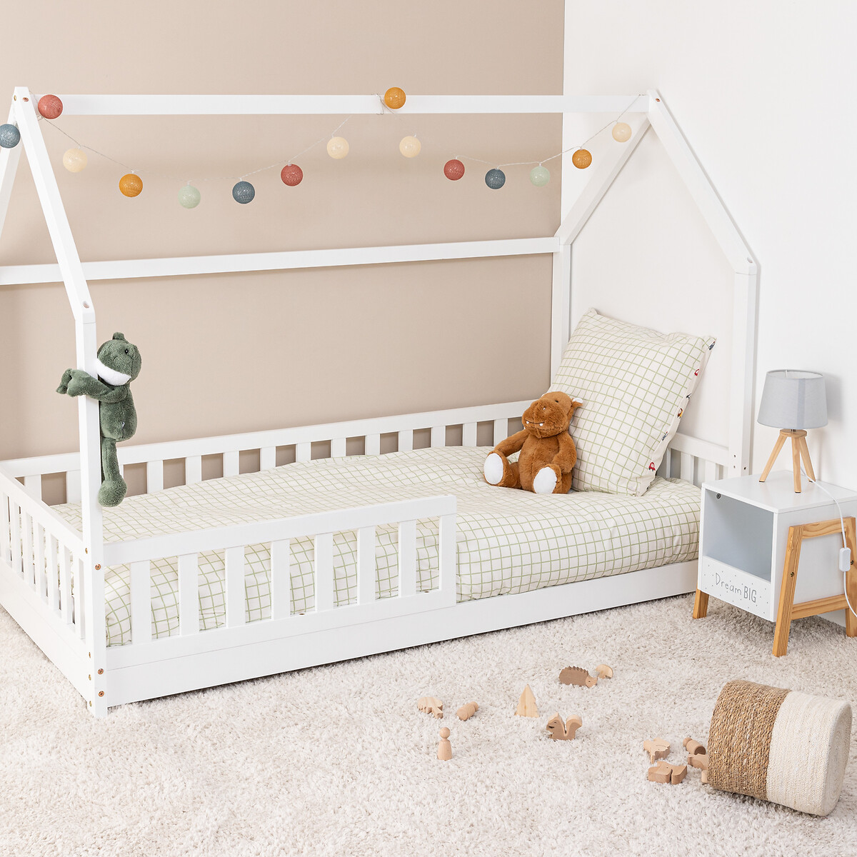Cama MONTESSORI  branca,  Cama MONTESSORI  branca
