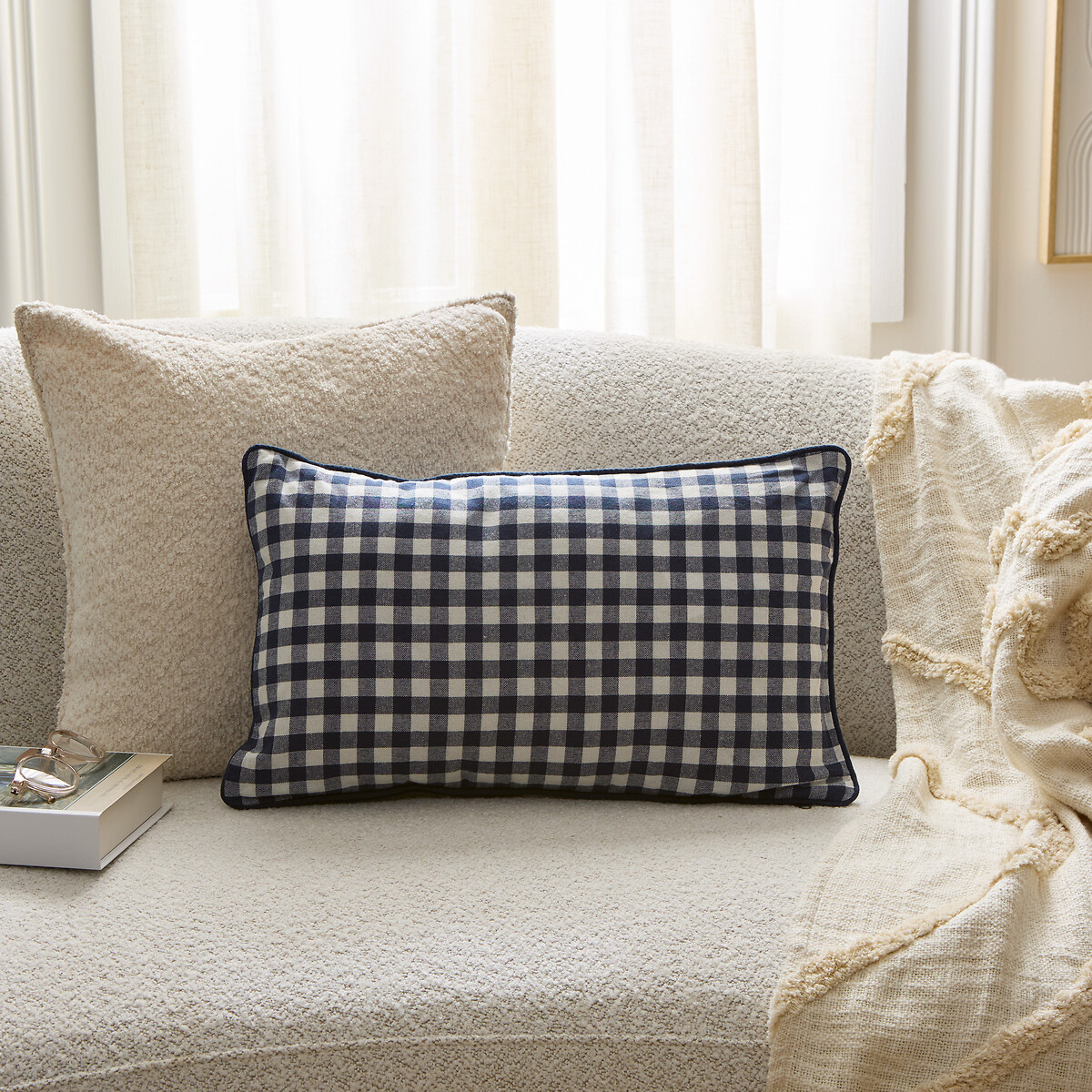 Almofada GROOVE azul marinho 30x50cm