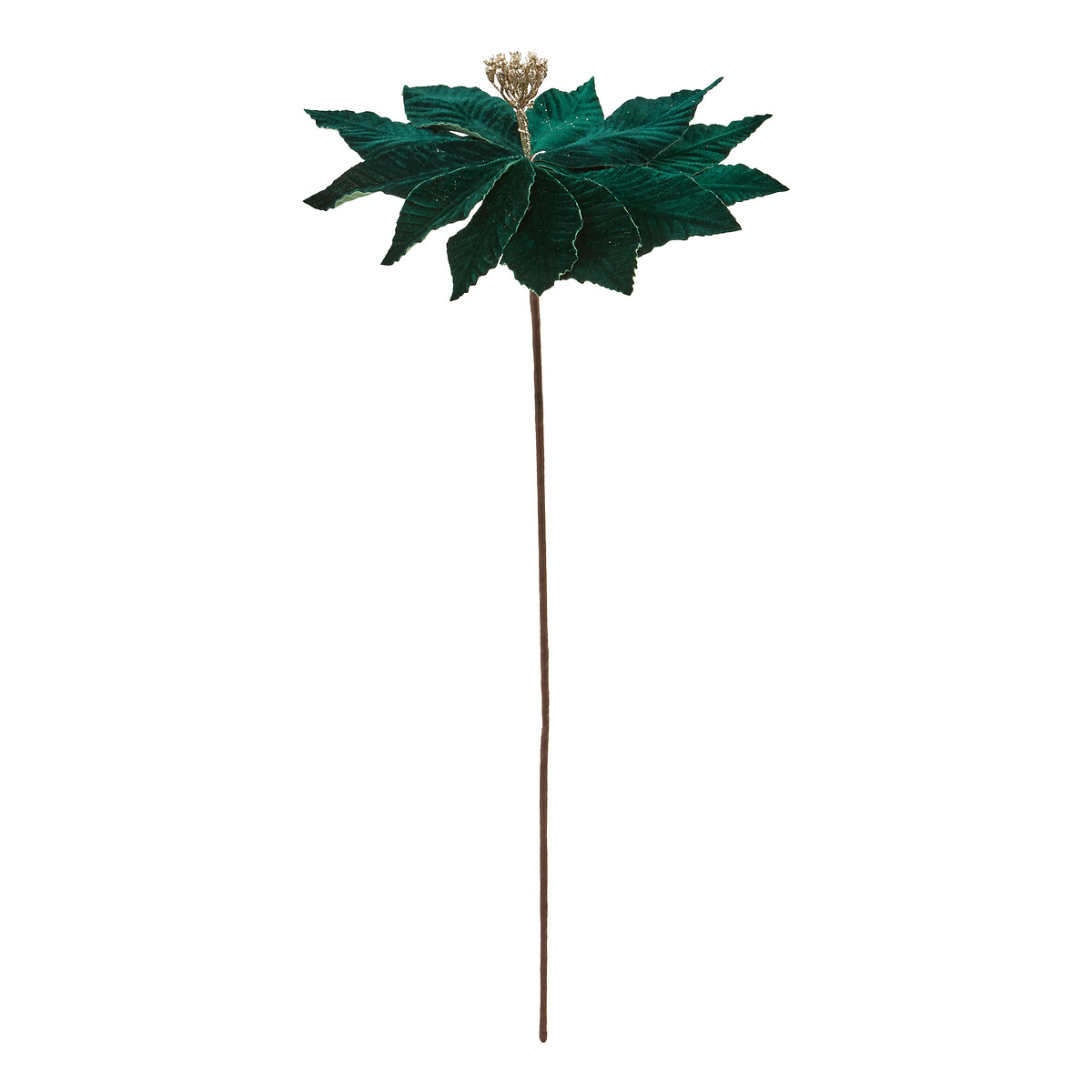Haste poinsettia verde 75cm