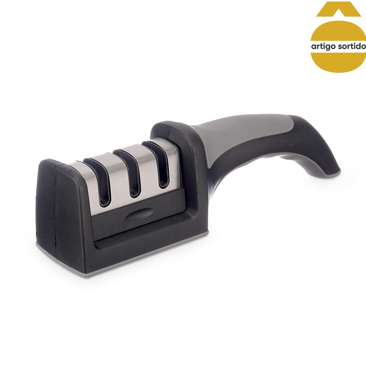 Afiador de facas com pega