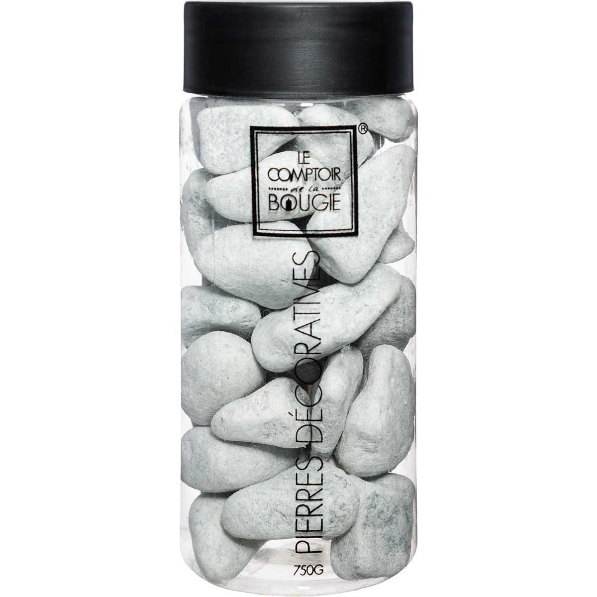 Pedras decorativas cinza m&eacute;dias 750gr