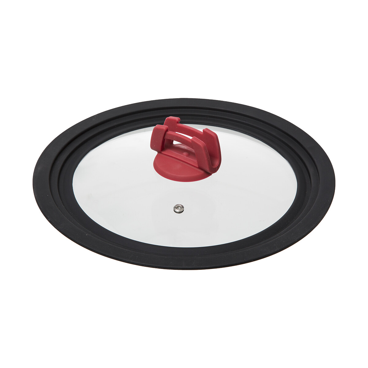 Tampa de vidro e silicone para caçarola,  Tampa de vidro e silicone para caçarola