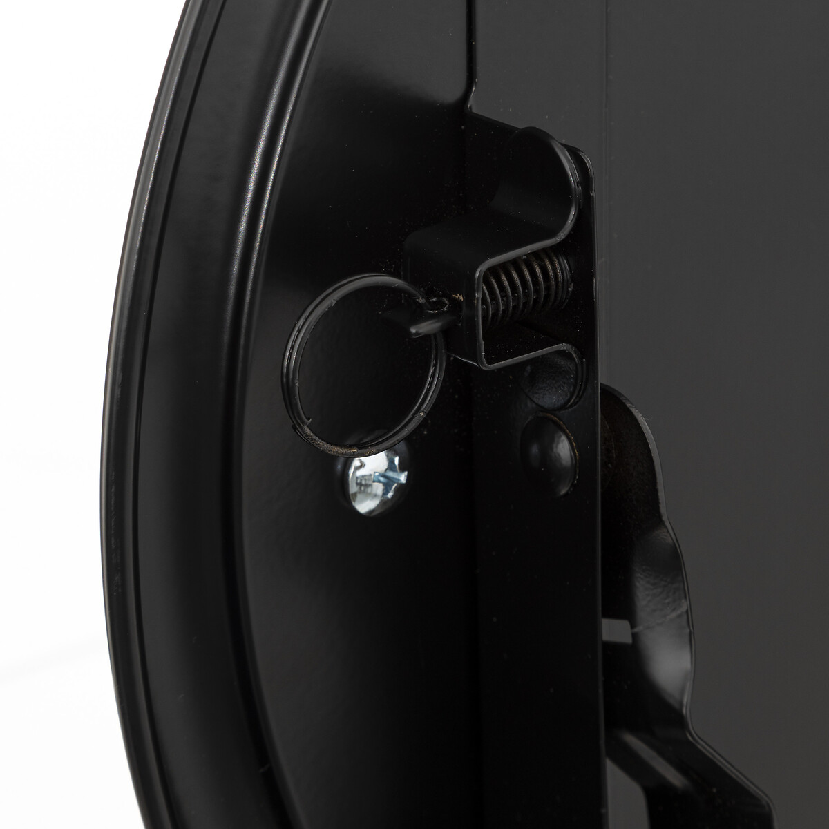 Banco dobr&aacute;vel metal com tampo preto