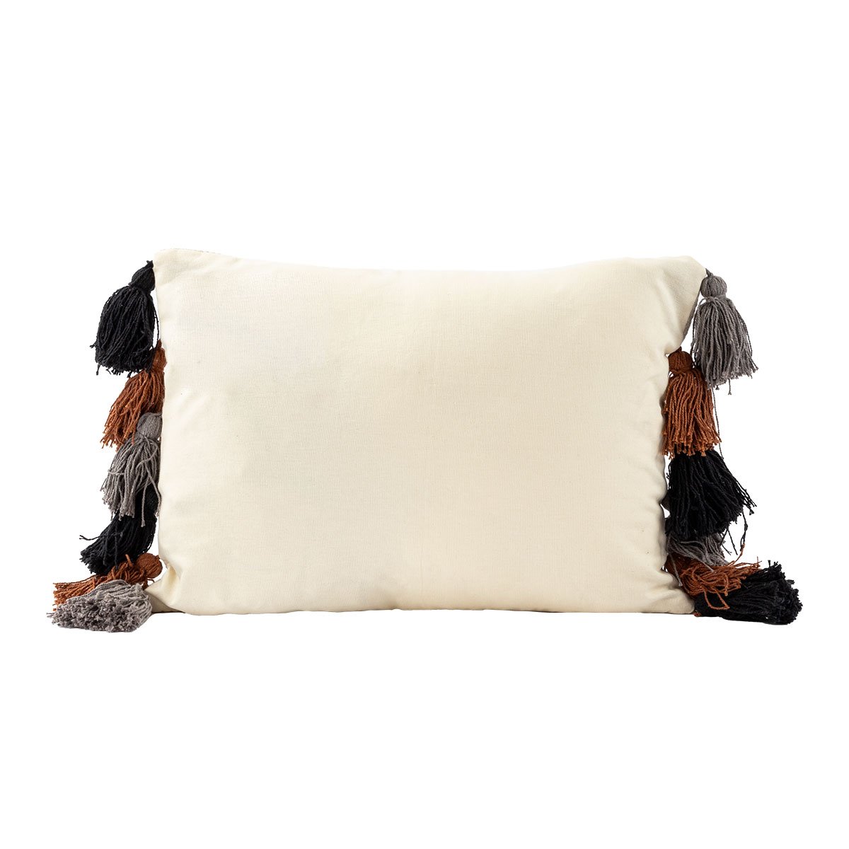 Almofada Saidia Bege Com Pompons 35x50cm