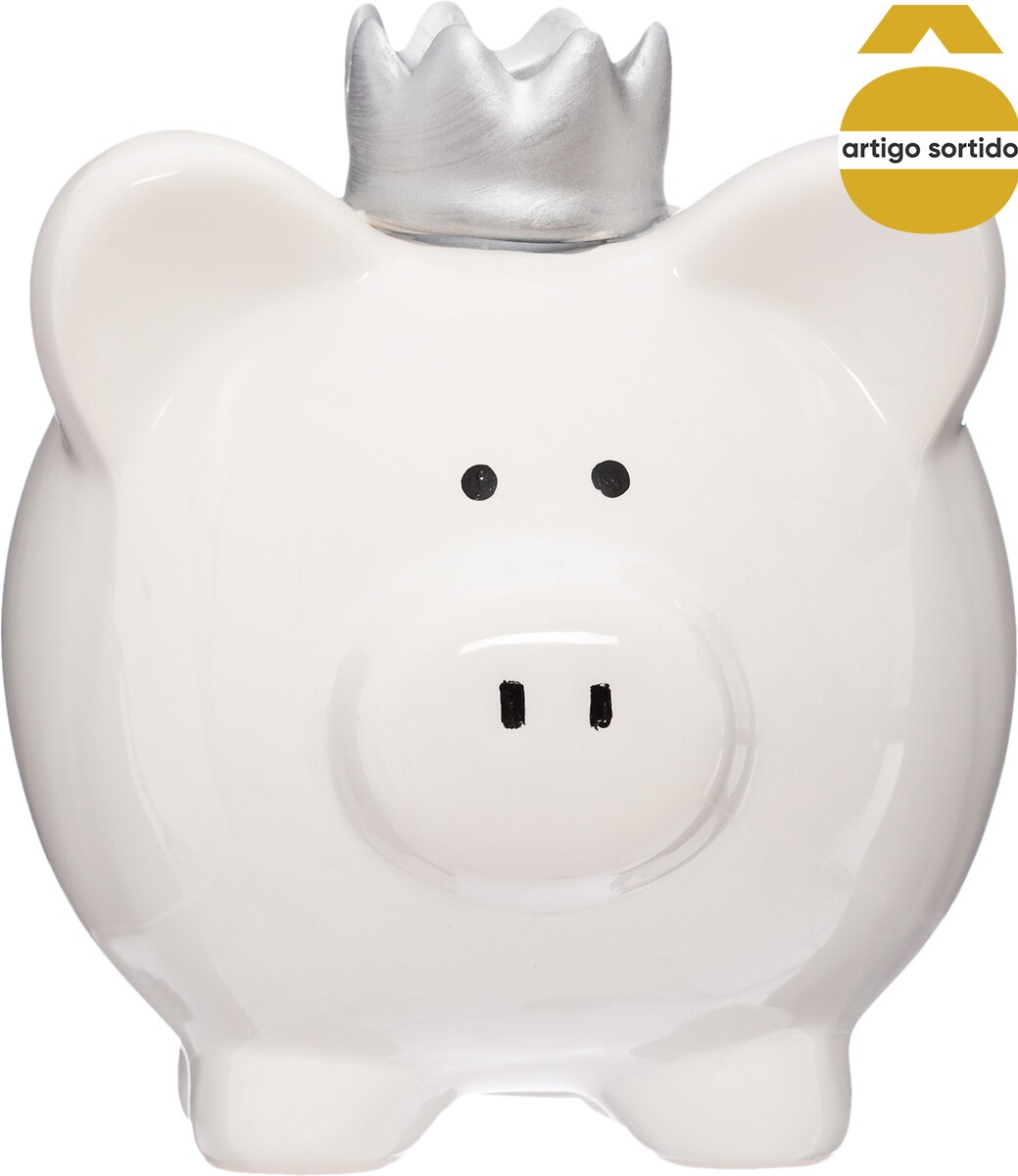 Porquinho mealheiro cerâmica